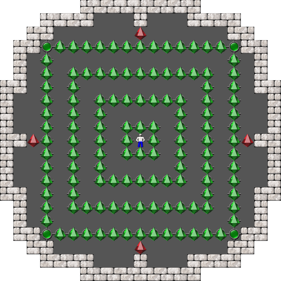 Sokoban Sasquatch 06 Arranged level 21